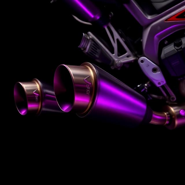 Titano išmetimo sistema